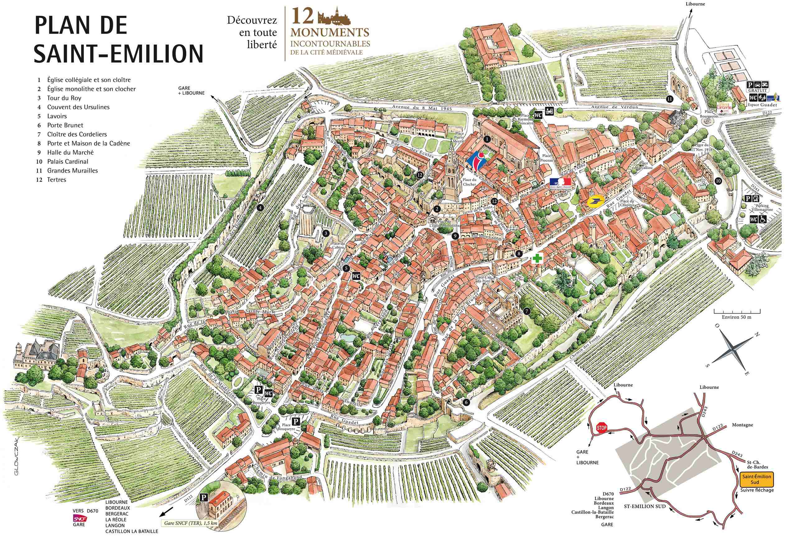 Excursión a Saint-Emilion desde Burdeos Las serpenteantes calles de Saint-Emilion no tienen desperdicio